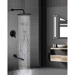 Душевой комплект ALMAes Ruver TVZ-8830 чёрный